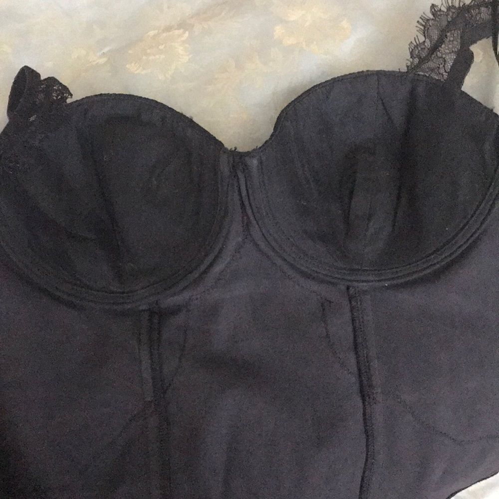 Corset Style Black Top | Guess - Picture 9 of 9